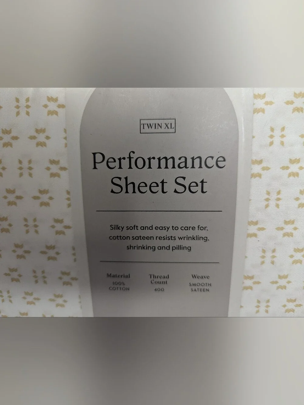 NWT Threshold Performance Twin Sheet Set